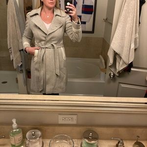 Paul HO Canadian Houndstooth Designer Trench